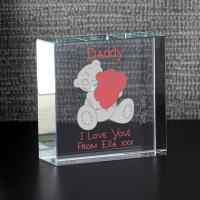 Personalised Me to You Bear Heart Crystal Block Extra Image 2 Preview